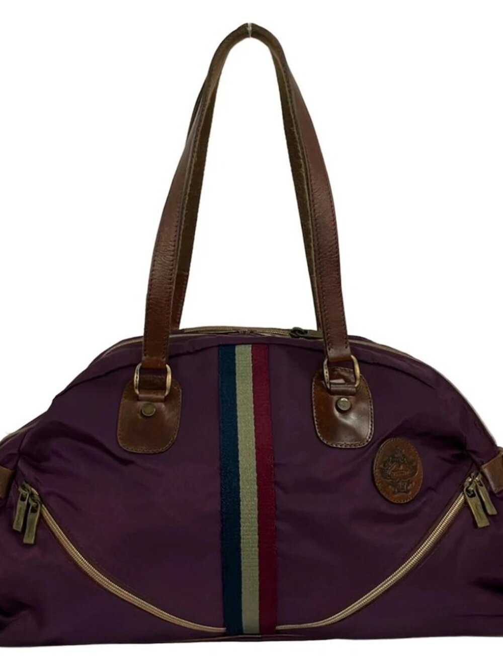 OROBIANCO Purple Nylon Shoulder Bag